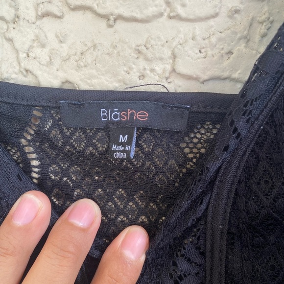 Bláshe Black Lace Bodysuit - Picture 3 of 3